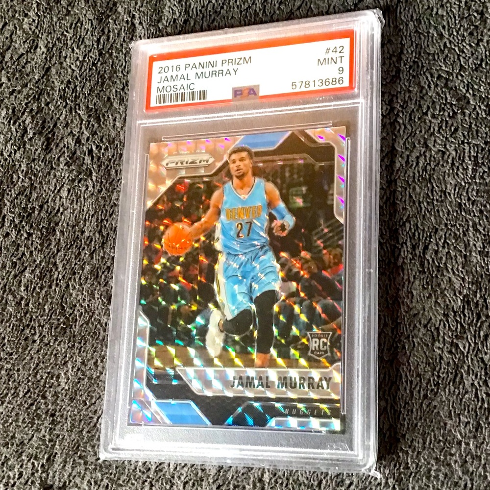 JAMAL MURRAY 2016 Prizm ROOKIE Card MOSAIC HOLO RC - Denver NUGGETS